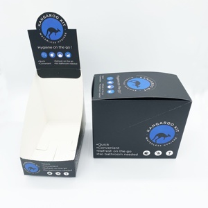 Estante de cartón de papel personalizado, caja de embalaje de exhibición para barra de Chocolate energética, producto listo, venta al por menor, paquete de botella pequeña - Product Image 1