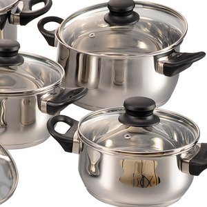ร้อนใหม่บ้านทำอาหารเหล็ก Nonstick เครื่องครัว12ชิ้นชุดเครื่องครัว