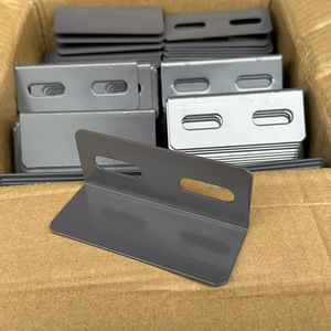 Código de esquina de cama de acero suave engrosado directo de fábrica Código de esquina abierta con soporte de estante de acabado de zinc - Product Image 3