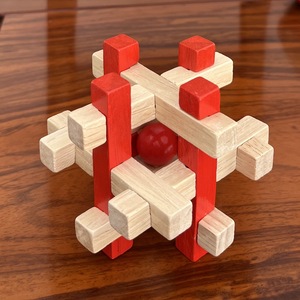 Kongming khóa đầy đủ thiết lập luban khóa ma thuật Cube gỗ đồ chơi 3D gỗ Cube Câu Đố giải pháp đồ chơi bằng gỗ cho trẻ em - Product Image 4