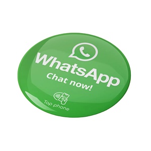 Nfc Stand Custom13.56mhz Nfc Google Review Sign Customized Qr <strong>Code</strong> Display Social Media Plate Acrylic Google Review Nfc Plates - Product Image 2