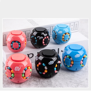 Sıcak satış sihirli fasulye dönen küp dönen sihirli fasulye küp spinner stres rahatlatıcı fasulye bulmaca oyunu sihirli küp - Product Image 1