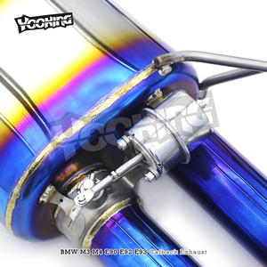 BMW M3 E90 E92 E93 için fabrika titanyum egzoz sistemi V8 V8 2008-2013 çift X tüp orta Catback egzoz susturucu - Product Image 3