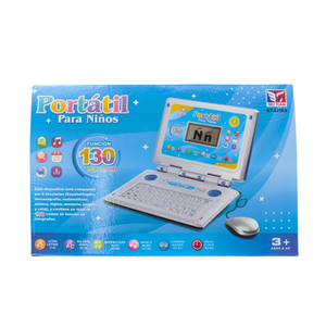 Jinming Electronic Intelligent Learning <strong>Computer</strong> Machine Kids Spanish and English Learning Laptop Toy