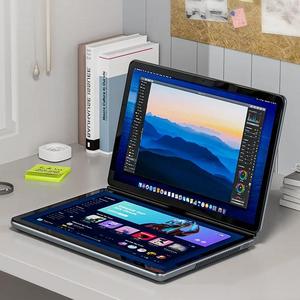 Di piccole dimensioni PC 3000mAh doppio schermo I3 N100 fornitura Notebook Computer 11 Business Laptop 16GB RAM Window11 sistema operativo - Product Image 1
