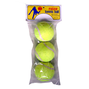 Logotipo personalizado barato Impressão Bola De Tênis Com Elastic <span class=keywords><strong>String</strong></span> Training Tennis Ball Pet Cricket Padel Tennis Ball