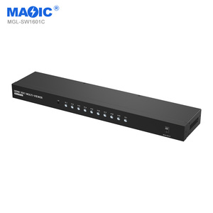 <strong>HDMI</strong> Seamless Switcher <strong>16</strong> in <strong>1</strong> Out 4k 30hz <strong>16</strong> Port <strong>HDMI</strong> Multiviewer with IR Remote - Product Image 1