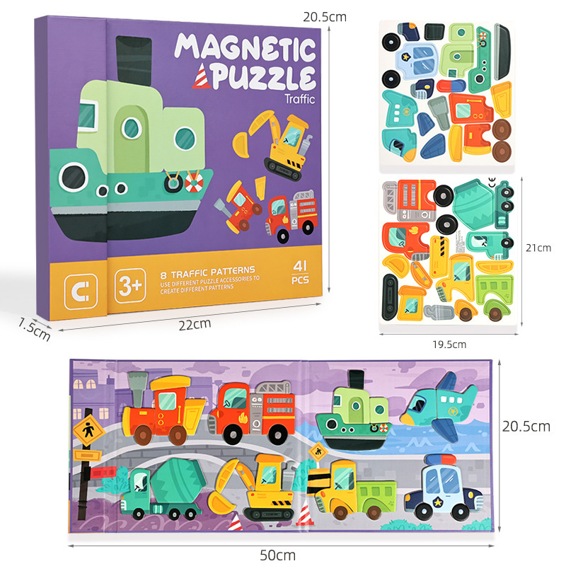 Livre de puzzles YF-3D (Transport)