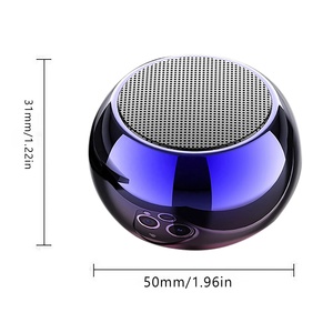 M3渐变桌面影院低音炮完美音响迷你无线USB BT扬声器电镀七彩灯便携式小扬声器 - Product Image 2