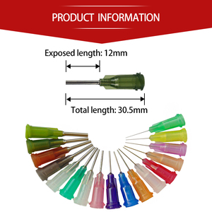 塑料提示胶水钻头分配胶 0.5英寸不锈钢分配锥针 - Product Image 2