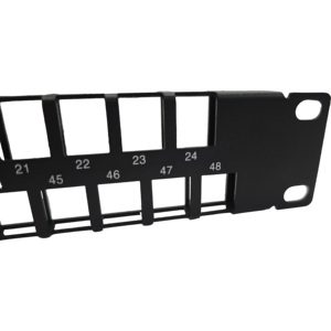 STP/<strong>FTP</strong> Shielded Type 19&quot; 1U 48 Ports Network Lan Empty Blank <strong>Patch</strong> <strong>Panel</strong> - Product Image 3