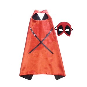 Toptan özel yeni çocuk favori süper kahraman Cosplay çocuklar için kahraman pelerin pelerin seti kostüm doğum günü partisi