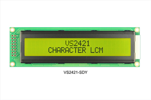 Zeichen-LCD-Anzeige modul 24x2 Gelbgrün LED-Hintergrund beleuchtung 24 Zeichen X 2 Zeilen Zeichen modul - Product Image 2