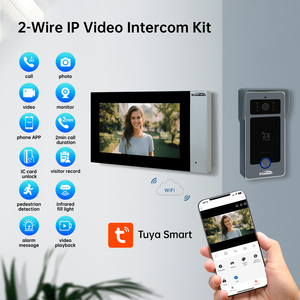Trudian 1080p Wifi Door Phones Intercom Bell Camera Ip Video Intercom System Tuya Ring Timbre Cámara DE SEGURIDAD Smart Gate Bell - Product Image 5
