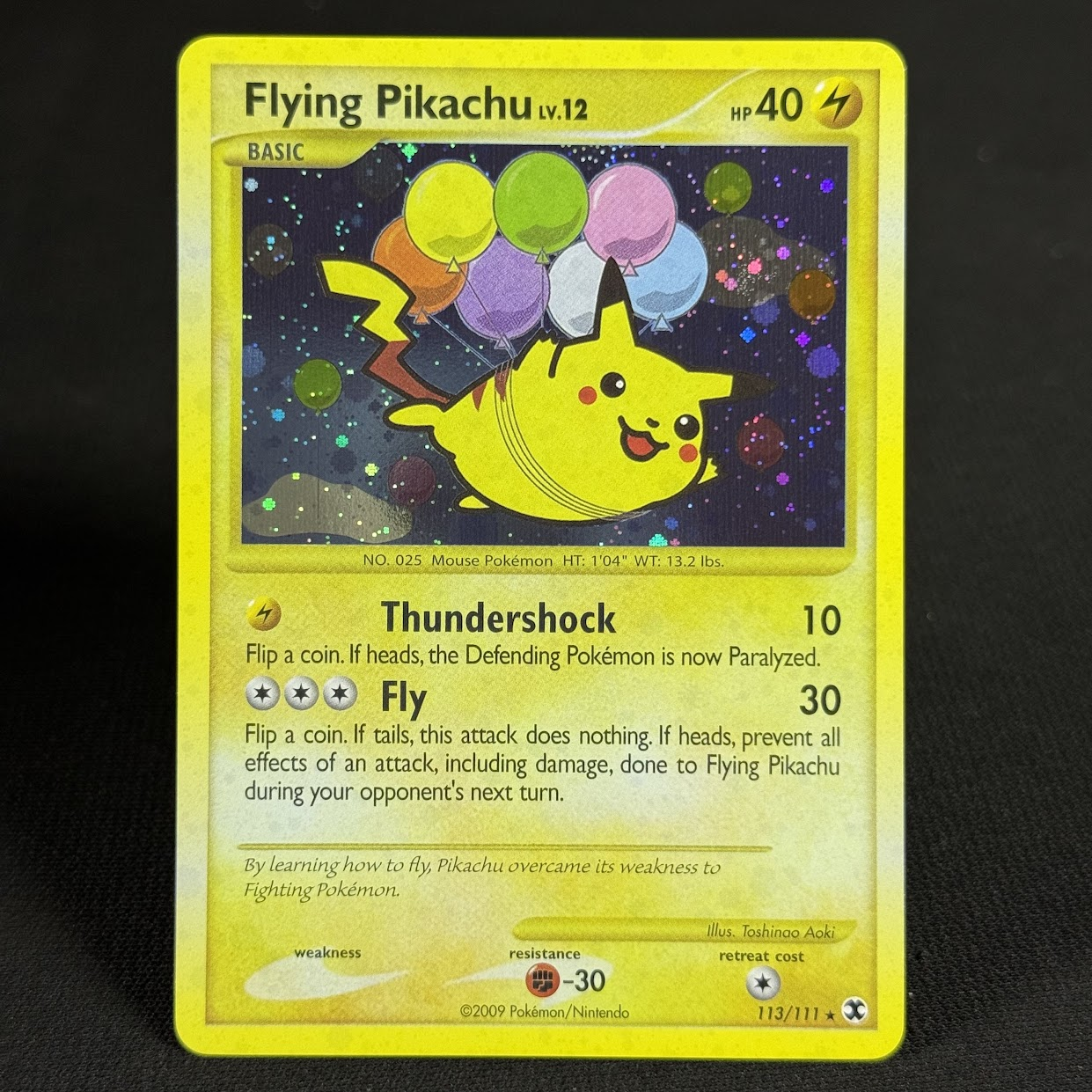 Pikachu volant Rivaux montants (RR)