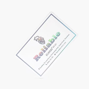 高品质visa信用卡尺寸CMYK压花高档号码印刷聚氯乙烯名片 - Product Image 3