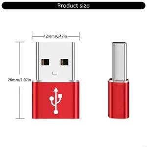 ポータブルミニUSB 2.0アダプターコンピューター電話DC出力用の新しいOTG USB-タイプCコンバータプラグ - Product Image 2
