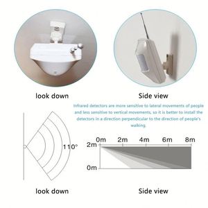 Passive Infrared <strong>Motion</strong> <strong>Sensor</strong> <strong>PIR</strong> <strong>Motion</strong> Detector Home Security Warning Alarm System Low Noise and High Sensitivity - Product Image 4