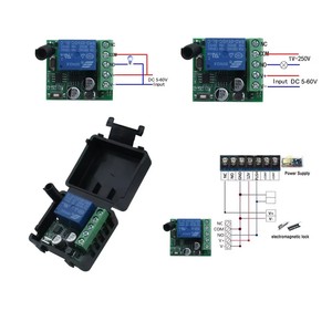 433Mhz DC 12V 5V-30V 1CH универсальный беспроводной пульт дистанционного управления релейный модуль приемника RF передатчик - Product Image 3
