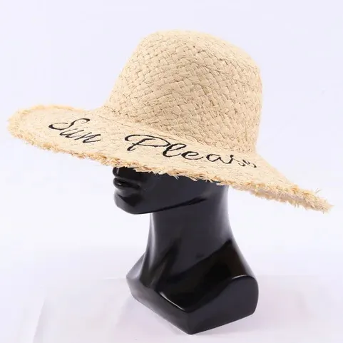 Высококачественная соломенная шляпа В Панамском стиле шляпа фетровая шляпа с широкими полями универсальная оптовая продажа ковбойская шляпа с вышивкой на заказ