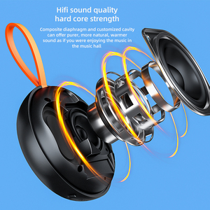 Rockmia Altavoz de Malla de Tela, Mini Altavoz Inalámbrico Portátil, Bluetooth 5,3, Tarjeta TF, Interfaz Tipo C, Regalo A LA Moda, Nuevo, 2017 - Product Image 4