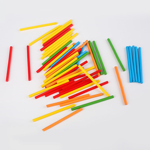 数学計算のための100個のカラフルな数カウントスティック木製算術スティック - Product Image 4