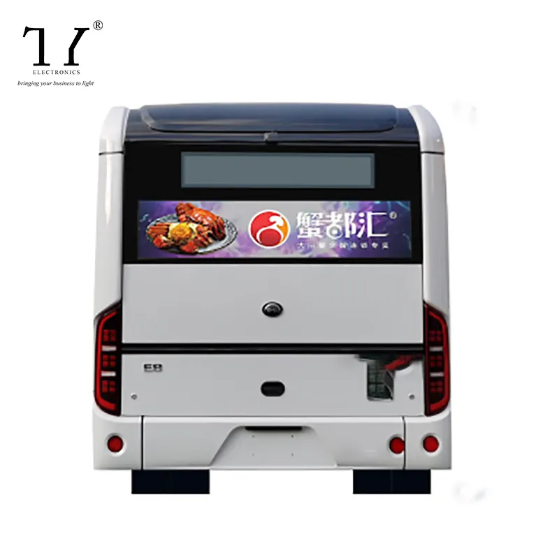 Крытый полноцветный P 5 1600x320 мм автобус светодиодный экран для рекламы