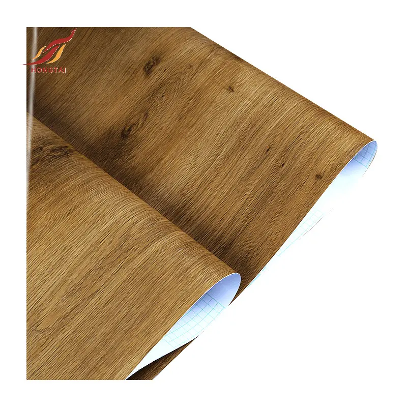 Selbst klebende Vinyl rolle Holzmaserung PVC selbst klebendes Kontakt papier für Wandraum dekorativ