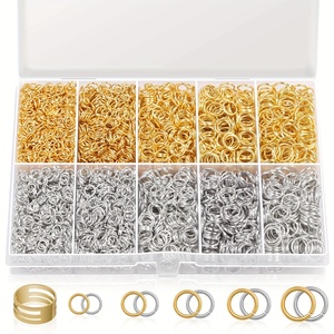 4600Pcs/box <strong>Silver</strong> and Gold <strong>Jump</strong> <strong>Rings</strong> With <strong>Open</strong>/Close Tools for Jewelry Making and Necklace Repair (Assorted Sizes) - Product Image 2