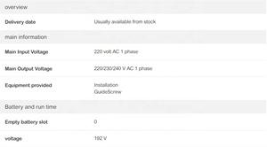 <strong>APC</strong> Battery Pack SURT96XLBP-CH <strong>APC</strong> SURT 96V External Battery Pack for SURT 3kVA Online UPS <strong>APC</strong> UPS Rack-mounted Battery Pack - Product Image 4