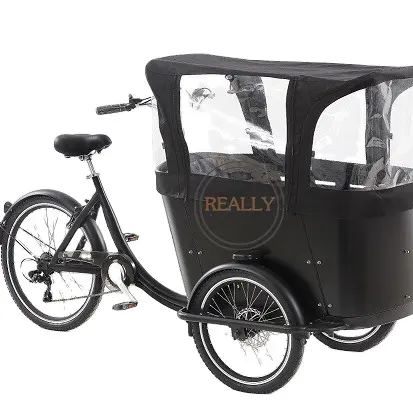 OEM-bicicleta eléctrica con 3 ruedas, triciclo de carga con Pedal, marco de aluminio para bicicleta, 2021