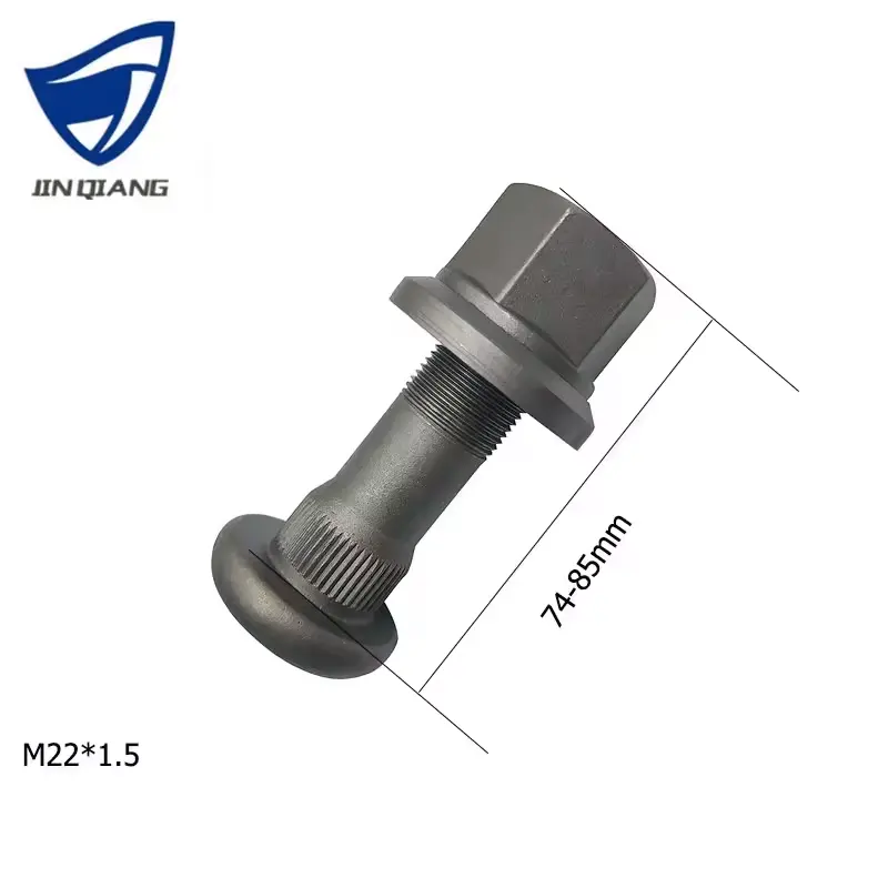 JQトラックホイールボルトとナットOEMヘビーデューティトラックCr40ホイールボルトスタッド