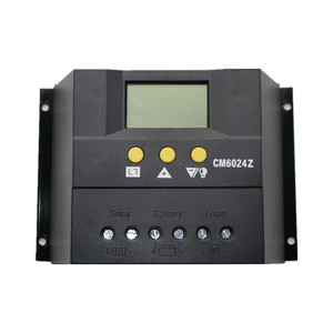 Controller solare PWM, display di rilevamento della temperatura, controller del sistema di generazione di energia solare LCD, 12V 24V 60A - Product Image 3