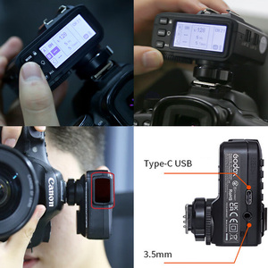 GODOX X2T/XPRO แฟลชทริกเกอร์2.4G ไร้สายความเร็วสูงซิงโครนัส TL ทริกเกอร์เปิดตัวครั้งเดียว - Product Image 6