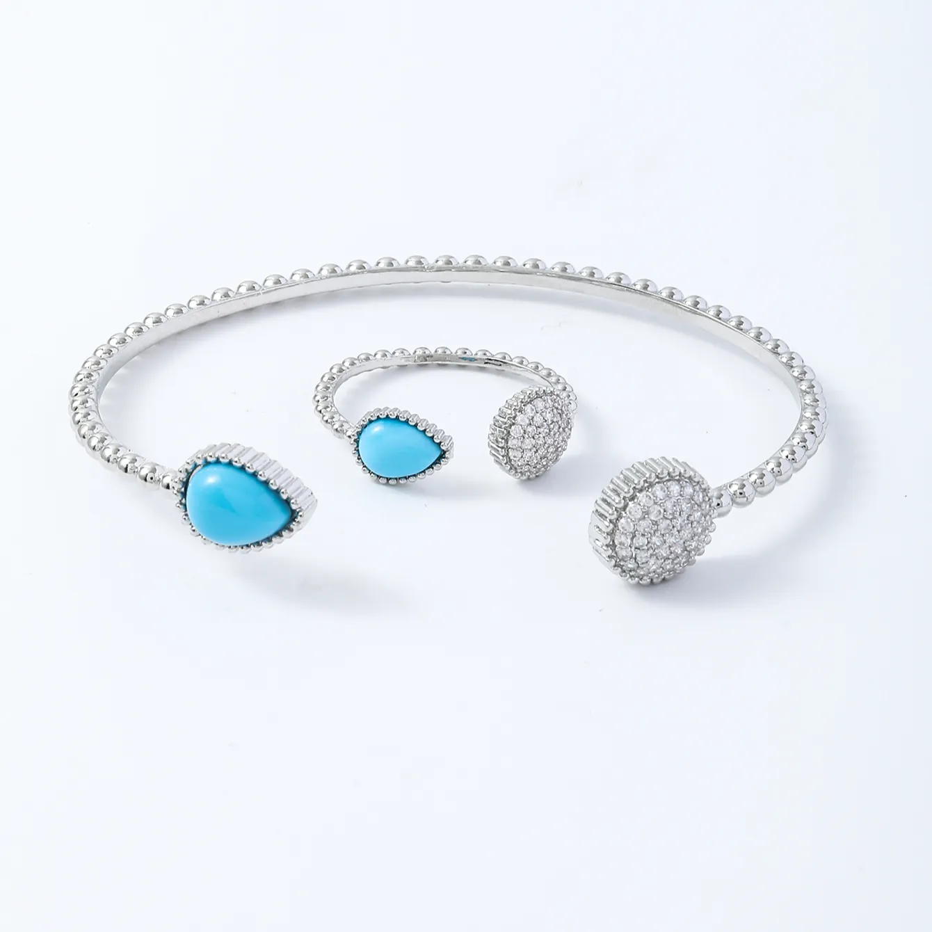 Pulseras de joyería fina turquesa 925 pulsera de piedras preciosas de plata esterlina joyería pulsera de malaquita para mujer regalo de San Valentín-comprar