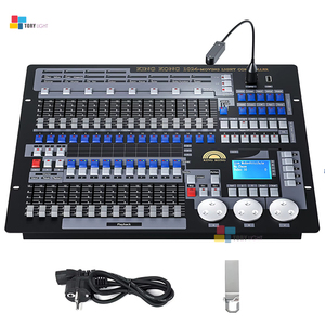 Контроллер DMX 1024 DMX консоль сценического освещения Dmx512 Dj консоль освещения с полетным корпусом для концертного оборудования - Product Image 1