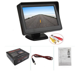 Monitor per auto Hd schermo da 4.3 pollici Tft Lcd Display digitale bidirezionale ingresso parasole Monitor per telecamera di retromarcia Video sistema di parcheggio - Product Image 6