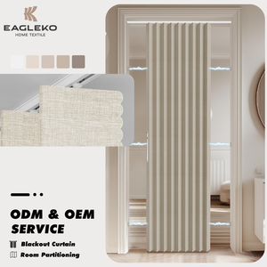 Rèm cửa gấp, lắp đặt đường ray dính 1 rèm cửa ngăn sáng 100%, thích hợp cho phòng ngủ, tủ quần áo, phòng nội thất - Product Image 1