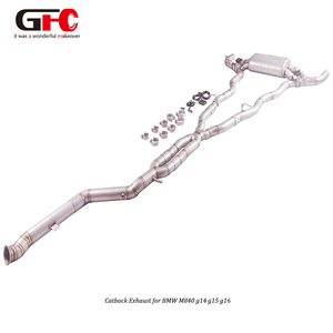 <span class=keywords><strong>BMW</strong></span> M850/M850i G14 için Valvetronic performans Catback egzoz X boru susturucu 2020 <span class=keywords><strong>B8</strong></span> <span class=keywords><strong>B8</strong></span> 2024-| Spor ses yükseltme