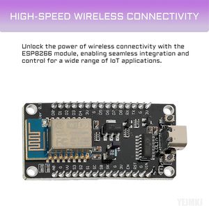 <strong>ESP8266</strong> CH340 <strong>ESP</strong>-<strong>12E</strong> Development Board USB C Type-C Interface IOT <strong>WiFi</strong> Development Board Serial Wireless <strong>Module</strong> - Product Image 4