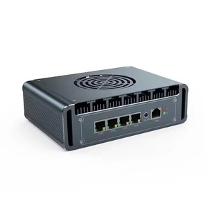 Nuevo diseño Mini PC sin ventilador Intel J4125 con 4 núcleos 4 hilos DDR4 Firewall Mini computadora disponible en AU US CN EU Plugs - Product Image 1