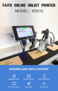 Impresora de inyección de tinta en línea Faith para impresión de código de barras QRCode de texto de logotipo con cartuchos de tinta - Product Image 2