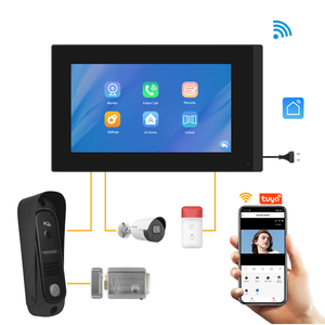 Sistema de timbre de videoportero AHD de 7 pulgadas compatible con desbloqueo RFIC para seguridad en el Hogar Inteligente WIFI puerta Visual teléfono Cámara timbre - Product Image 1