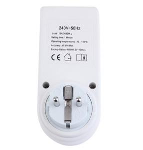 Spina di UE STATI UNITI REGNO UNITO FR BR Programmatore Spina Digitale Settimanale Programmabile Timer Interruttore Presa di Tempo Orologio Timer Presa di 220V 110V - Product Image 6