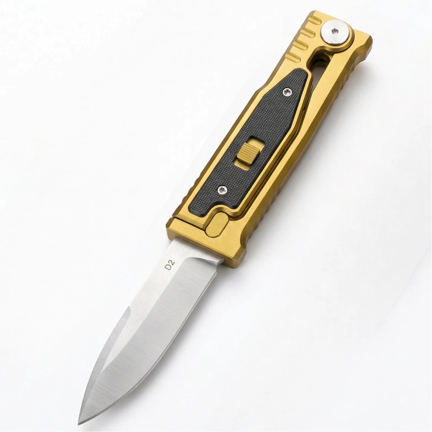 Gold-hilted single-edged blade