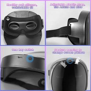 หน้ากากพลาสติกปลอมตัวไฟ LED คอลเพลย์ควบคุมผ่านแอปทางบลูทูธ - Product Image 5