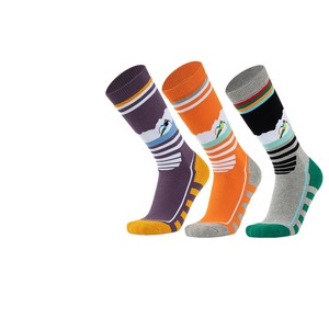 Chaussettes de ski pour enfants à la mode épaissie pleine éponge hiver adulte chaud escalade chaussettes randonnée Sports de plein air chaussettes