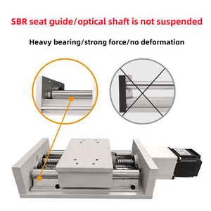 Manual Electric Lathe Heavy-duty Woodworking <strong>CNC</strong> End Milling Precision Lifting <strong>Slide</strong> Module Cross Rod <strong>Linear</strong> <strong>Guide</strong> - Product Image 2