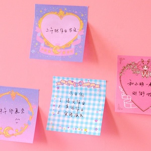 创意学校文具彩色不干胶便笺各种形状记事本 - Product Image 5