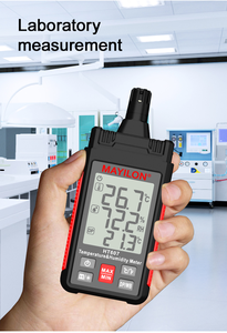 MAYILON-Sensor de alta precisión Ht607, múltiples unidades de medición, pantalla Amblent, Detector de temperatura y humedad, nuevo diseño
